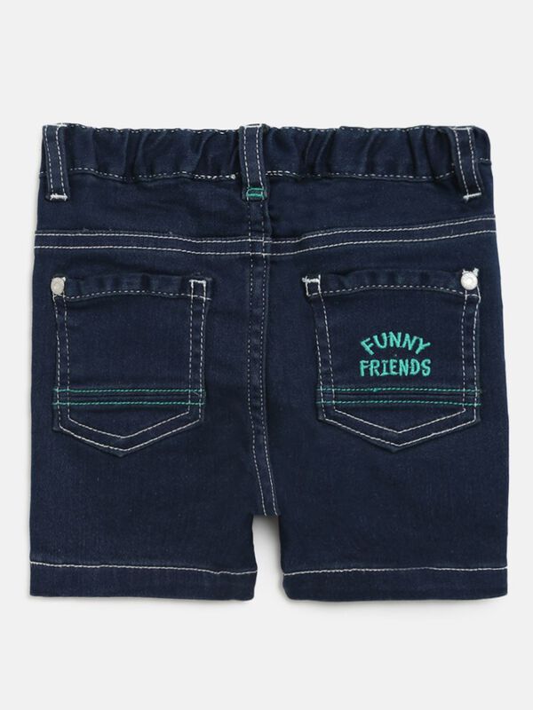 Dark Wash Denim Shorts image number 1